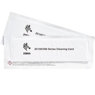 Zebra - Scheda per pulizia stampante (pacchetto di 2) - per Zebra ZC100, ZC300