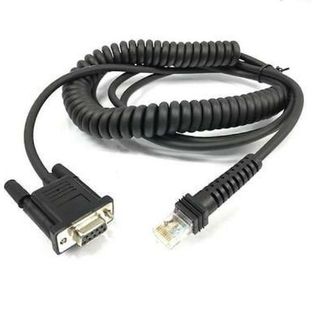 Datalogic - Cavo seriale - DB-9 (F) - 3.66 m - avvolto a spirale, viti a serrag…