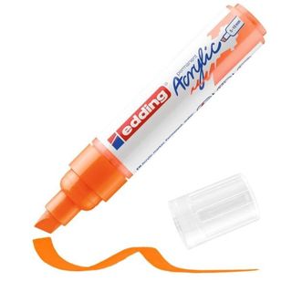 Edding E-5000066, Arancione, Punta smussata, Arancione, 5 mm, 1 cm, Inchiostro …