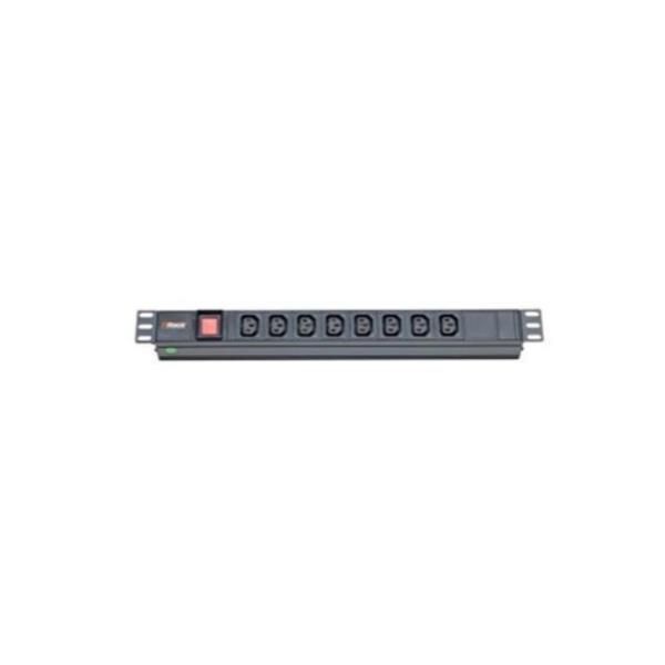 ITRack PDU 1U 8 PRESE C13 CON INTERRUTTORE LUMINOSO