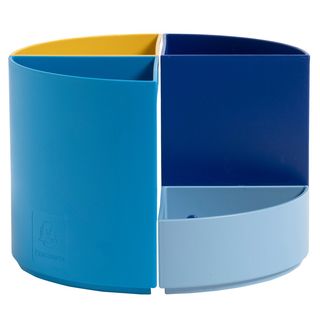 Portapenne modulare The Quarter Bee Blue - 12 x 12 x 8,3 cm - multicolore - Exa…
