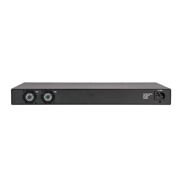 24 10/100/1000 802.3AT CLASS 4 POE 370W BUDGET 4 1/10/25GBE SFP28