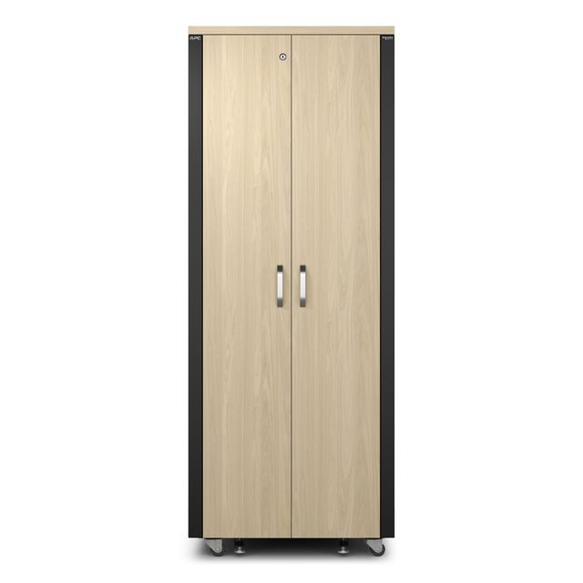 APC NetShelter - Rack (orizzontale) - insonorizzato - 230 V c.a. V - acero - 38…