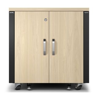 APC NetShelter - Rack (verticale) - insonorizzato - AC 100-230 V - acero - 12U …