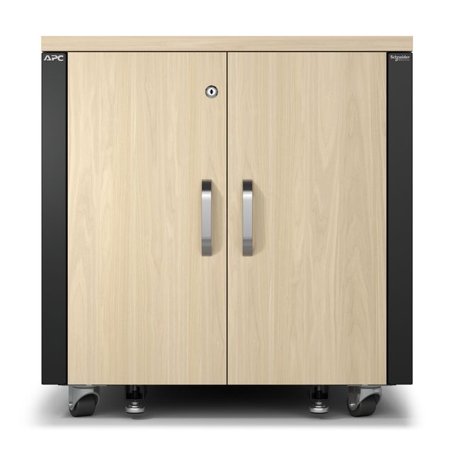 APC NetShelter - Rack (verticale) - insonorizzato - AC 100-230 V - acero - 12U …