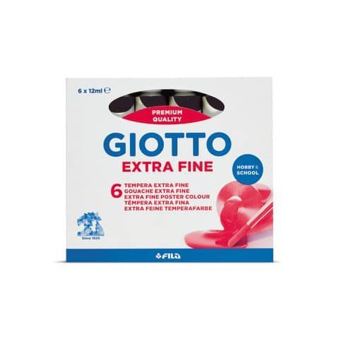Giotto CF6 TUB. TEMPERA 12ML NERO