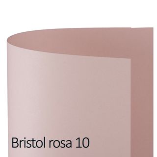 Cartoncino Bristol Color - 50 x 70 cm - 200 gr - rosa 10 - Favini - conf. 25 pe…