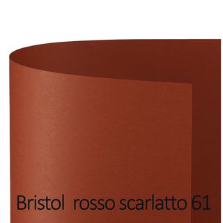 Cartoncino Bristol Color - 70 x 100 cm - 200 gr - rosso scarlatto 61 - Favini -…