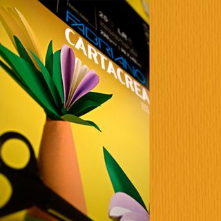 Cartoncino CartaCrea - 35 x 50 cm - 220 gr - aragosta - Fabriano - blister 10 f…