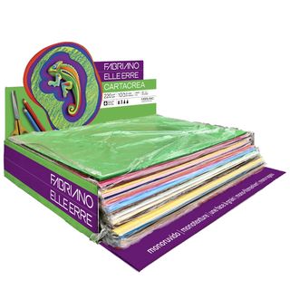 Cartoncino CartaCrea - 35 x 50 cm - 220 gr - colori assortiti - Fabriano - Expo…